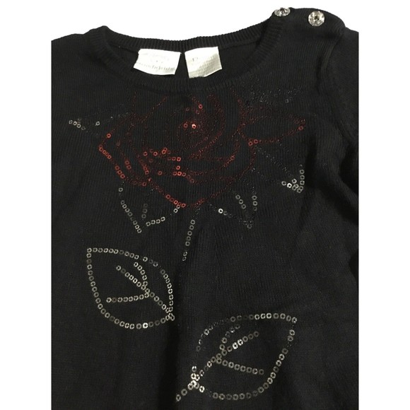 Koala kids Black Knit Dress Size 12-18 Months NWT - Picture 2 of 8